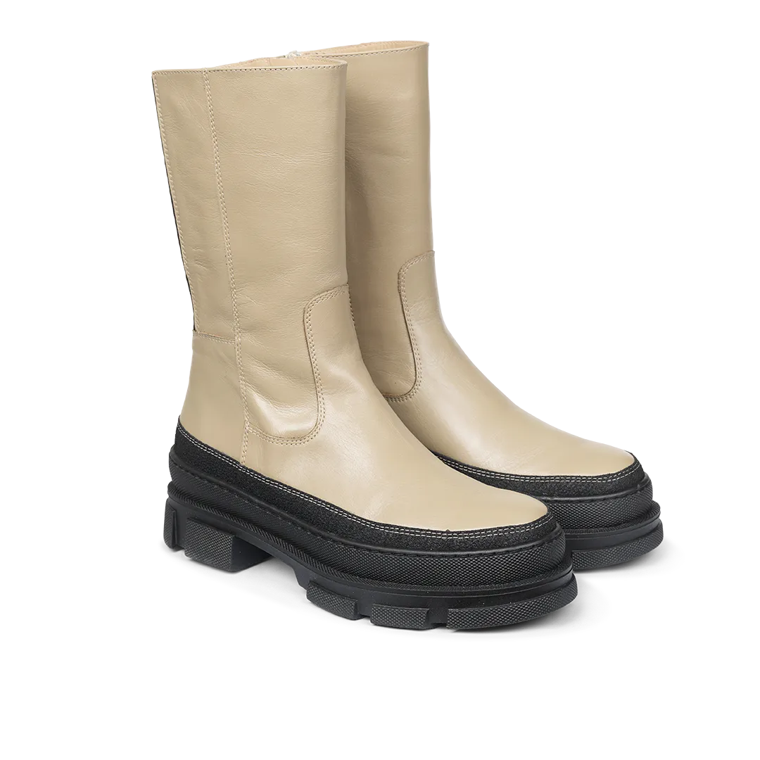 Angulus bottines élastique zip semelle crantée