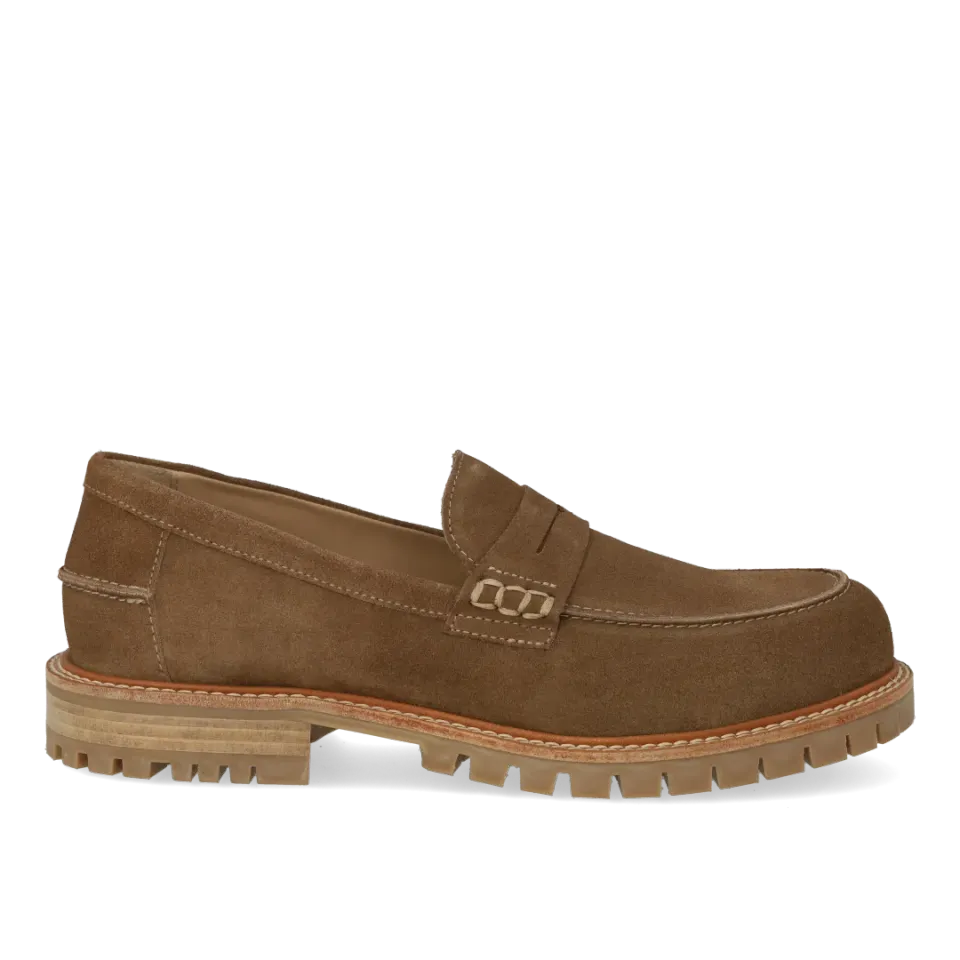 Angulus mocassin penny semelle track cuir