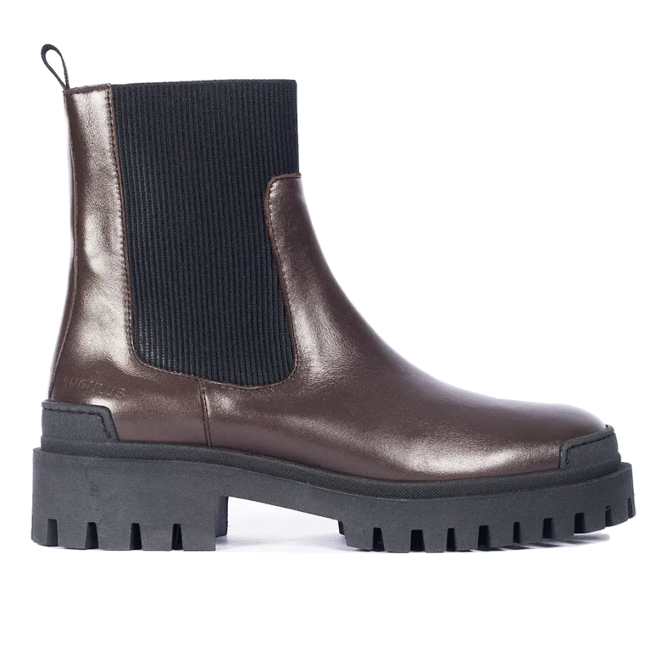 Angulus Chelsea à élastique bottines cuir semelle crantée