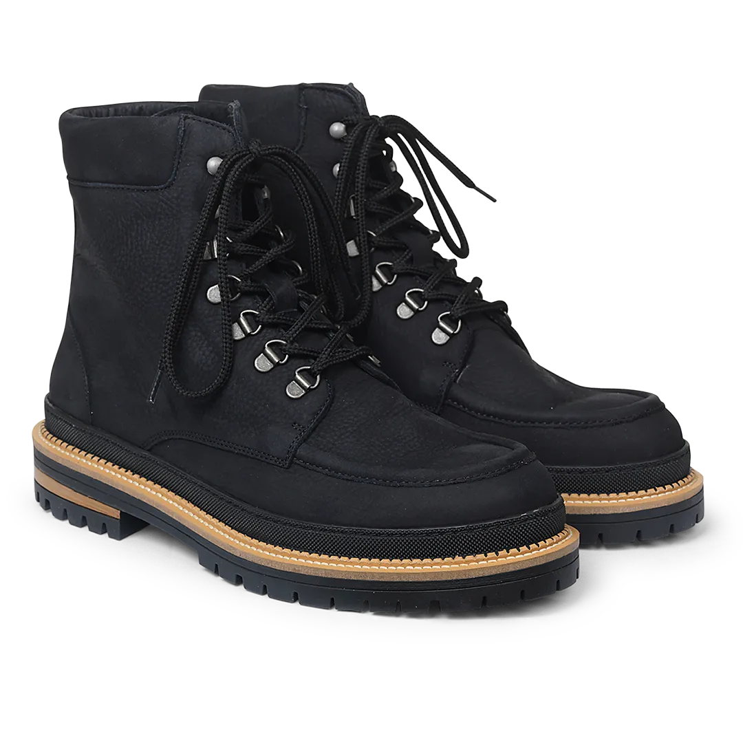Angulus botte homme cuir à lacets semelle crantée
