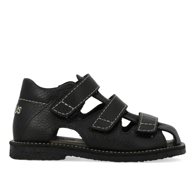 Angulus sandale triple scratch cuir bout fermé large