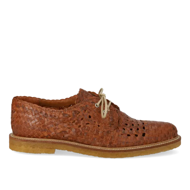 Angulus Hand-braided Lace-up Shoes chaussures à lacets cuir
