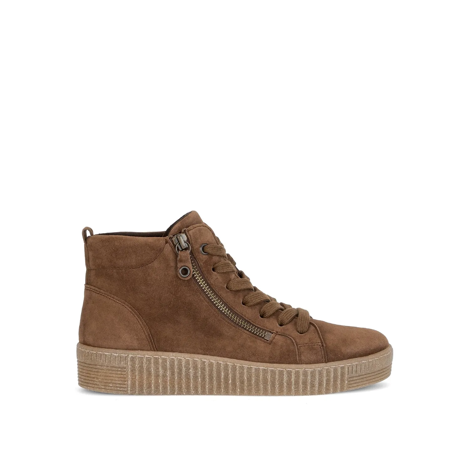 Gabor Comfort Sneaker montante daim fermeture éclair