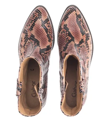 Gabor Comfort bottines santiag en cuir
