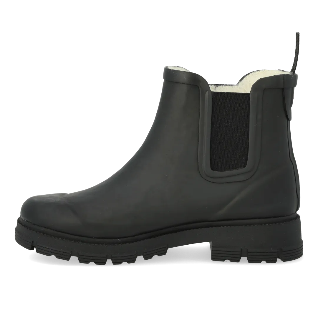 Angulus bottes de pluie doublées en laine imperméables