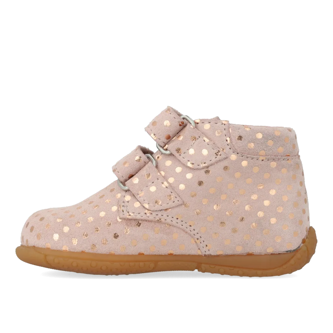 Angulus Chaussure premiers pas cuir velcro bébé