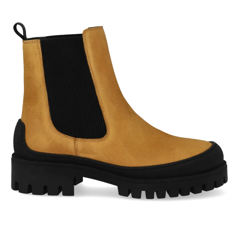 Angulus Chunky Chelsea bottines nubuck semelle crantée