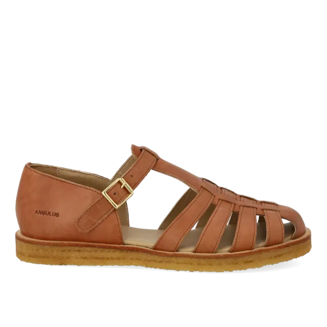 Angulus Classic sandales pêcheur cuir boucle