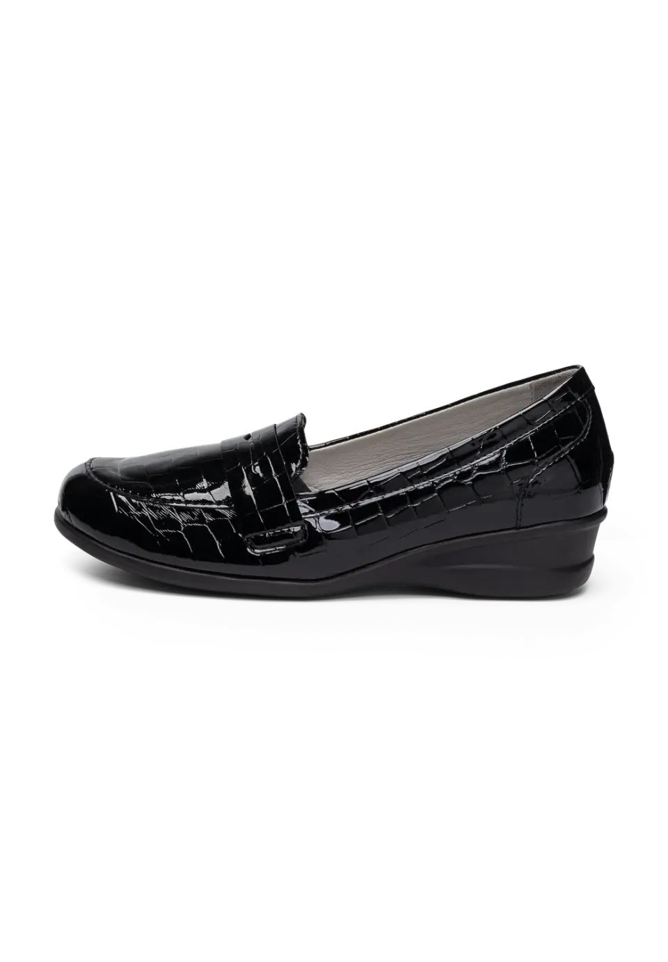 Vitaform 19887 mocassin stretch cuir de cerf largeur H