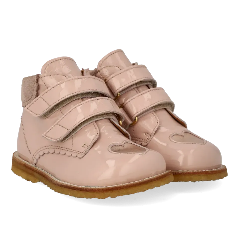 Angulus bottine scratch coeur verni enfant