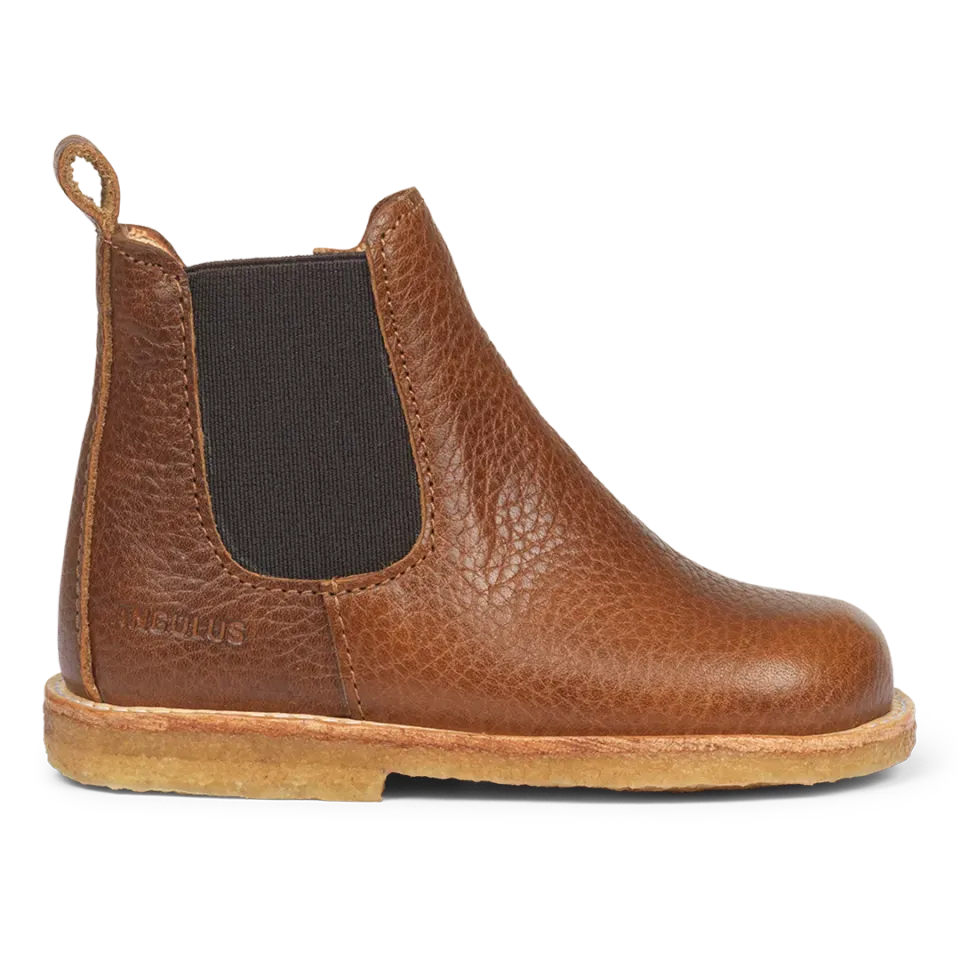 Angulus boots Chelsea enfant cuir zip élastique