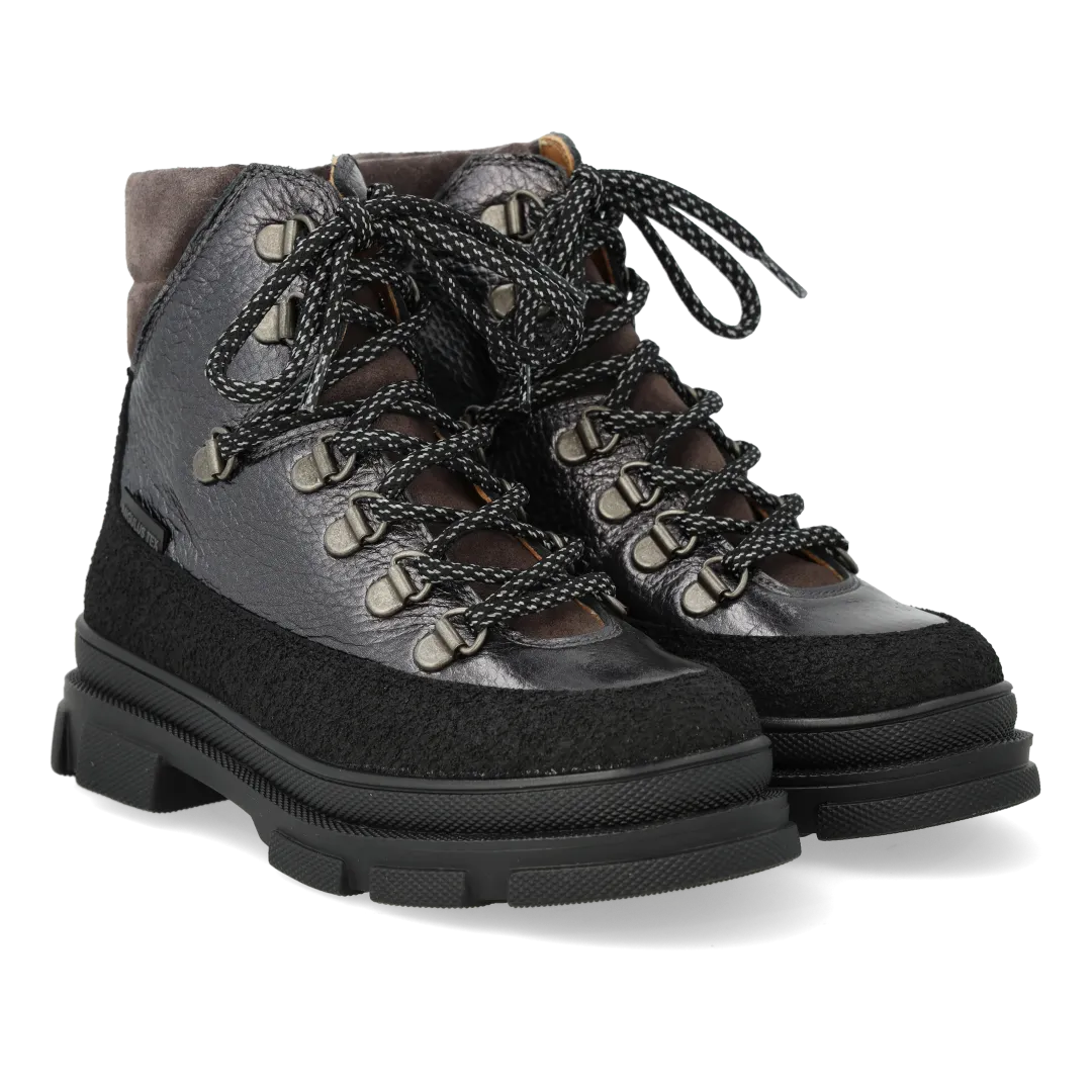 Angulus boots lacets cuir enfant TEX mérinos