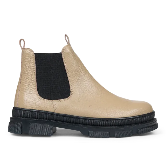 Angulus chelsea boots elastique doublee laine cuir