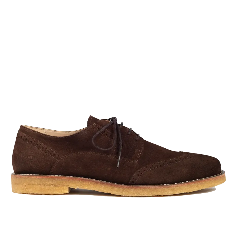 Angulus Lace-up shoes with brogue pattern chaussure cuir