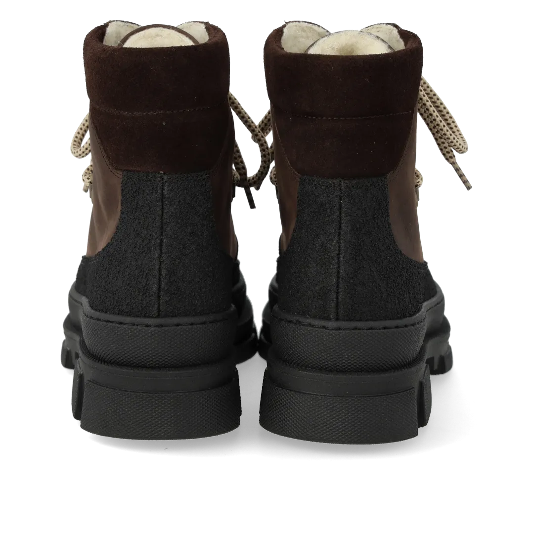 Angulus bottine à lacets cuir doublure laine chaude