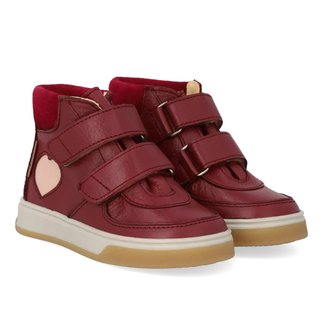 Angulus sneaker montante TEX cœur verni cuir