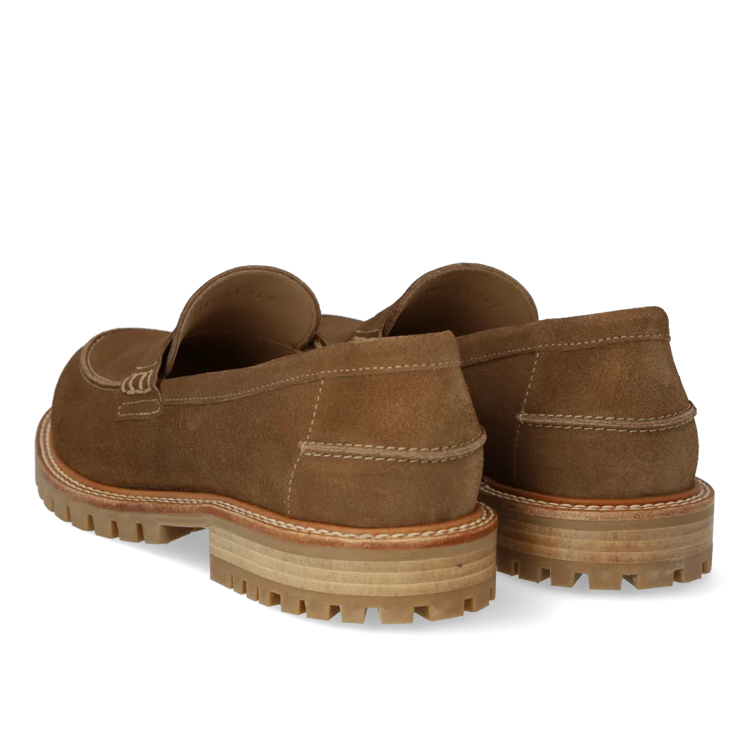 Angulus mocassin penny semelle track cuir