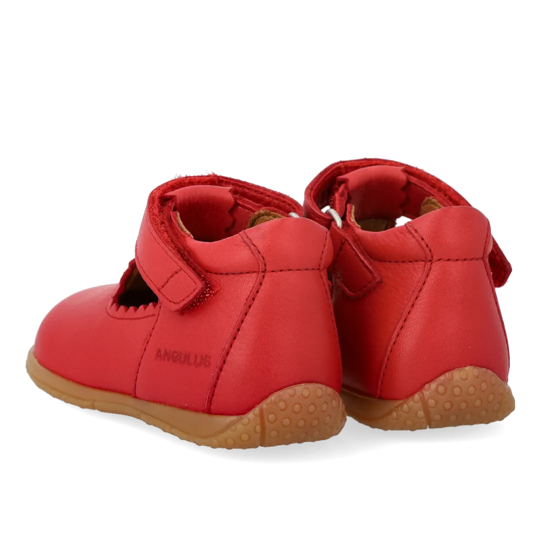 Angulus baby mary janes cuir cœur premiers pas