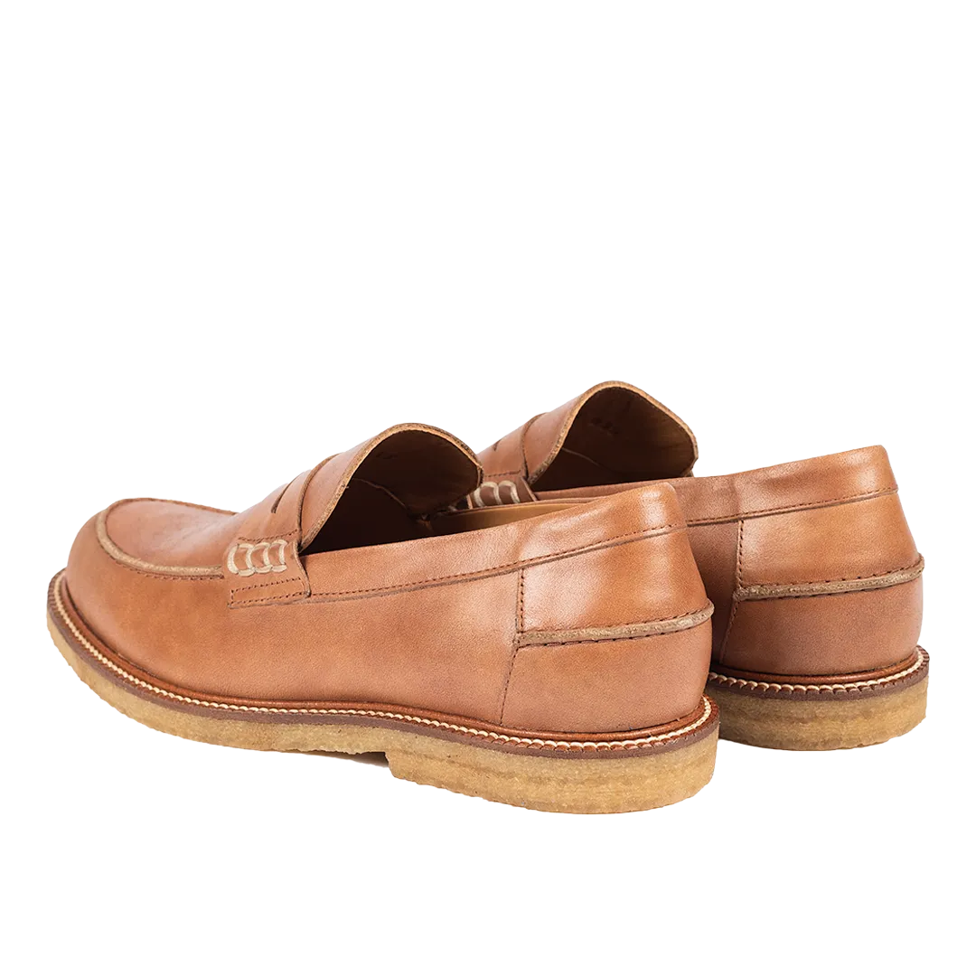 Angulus mocassin penny classique semelle crêpe