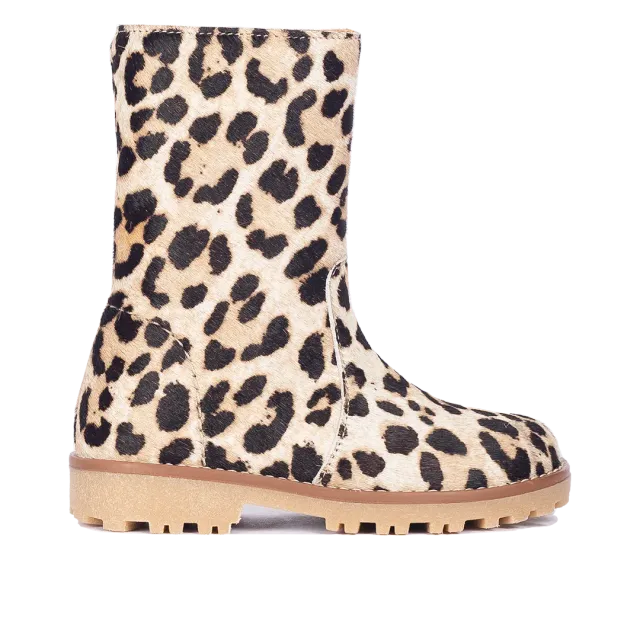 Angulus bottes hautes en cuir à poil pour enfant