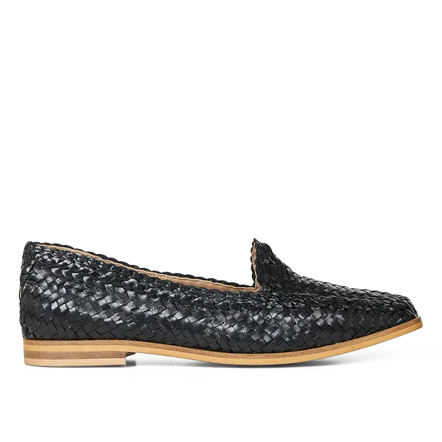 Angulus mocassin tressé à la main en cuir