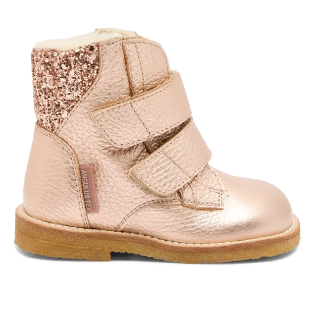 Angulus TEX botte hiver paillettes scratch enfant