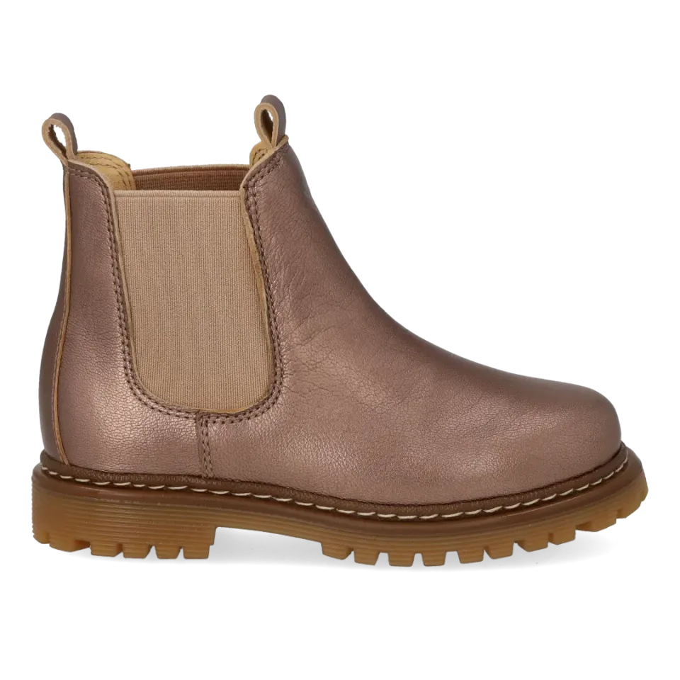 Angulus chelsea boots cuir enfant semelle crantée