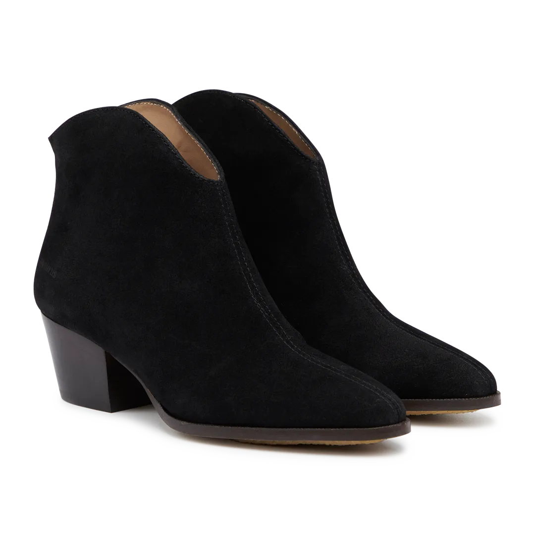 Angulus bottines cuir talon 5 cm bout amande