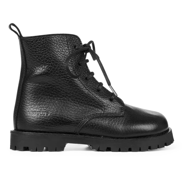 Angulus boots à lacets cuir enfant semelle track