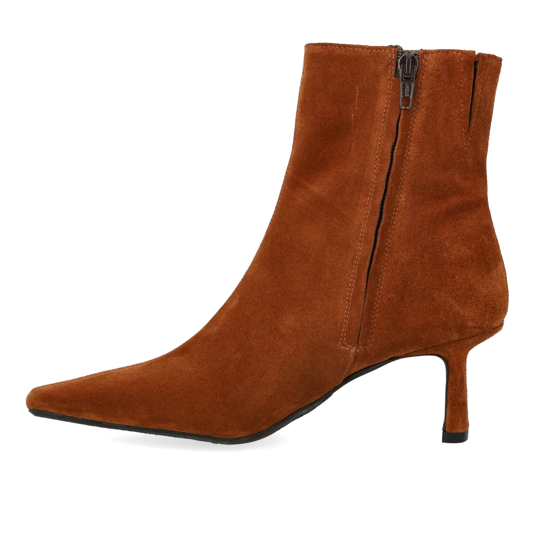 Angulus Sculptural bottines pointues talon 6 cm zip