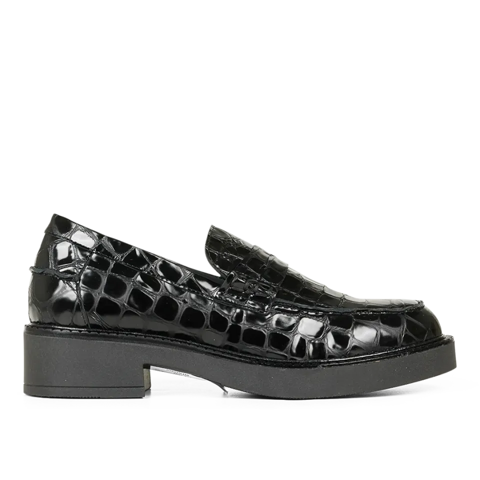 Angulus mocassin penny chunky semelle caoutchouc