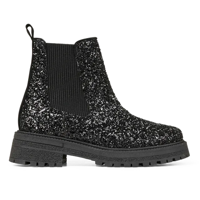Angulus bottine chelsea paillettes semelle crantée