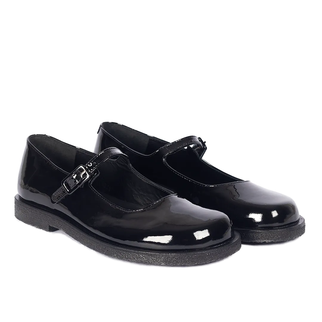 Angulus ballerine cuir coupe large bride réglable