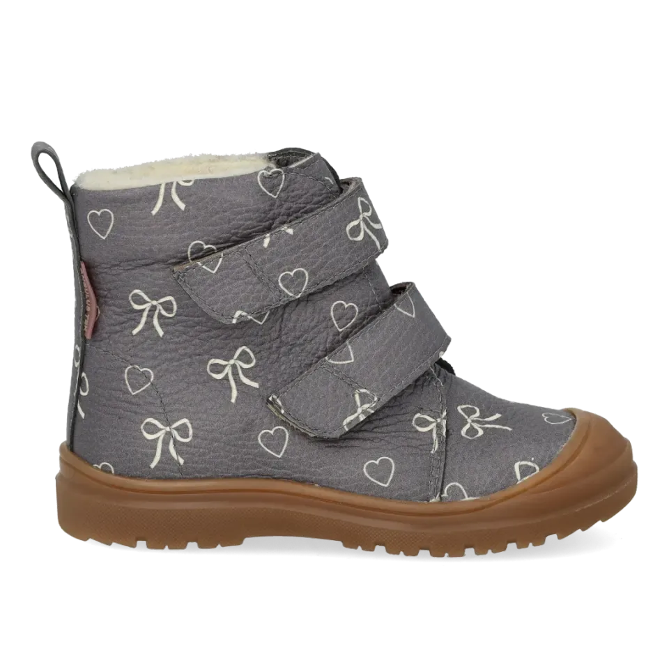 Angulus TEX bottine d’hiver imprimée en cuir