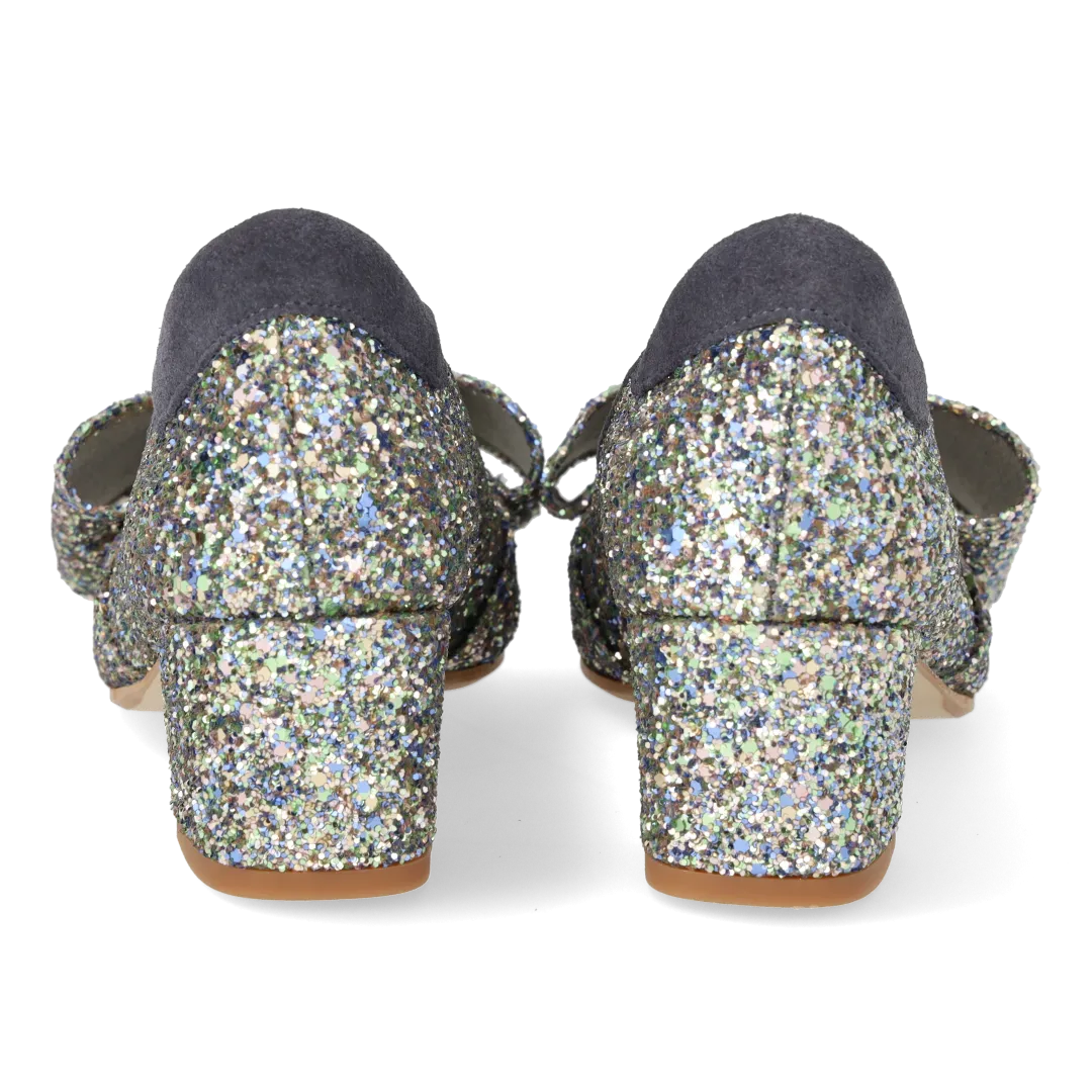 Angulus Bow pump escarpins à paillettes