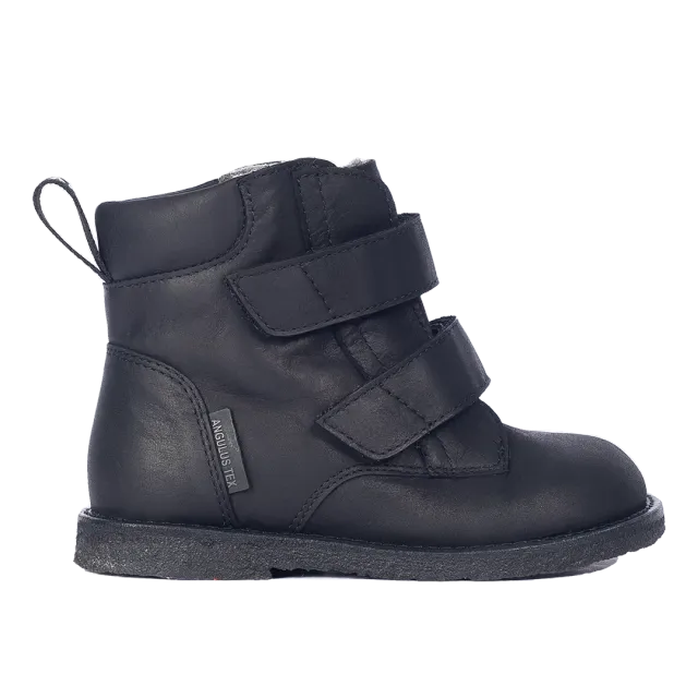 Angulus TEX boot cuir scratch bande logo