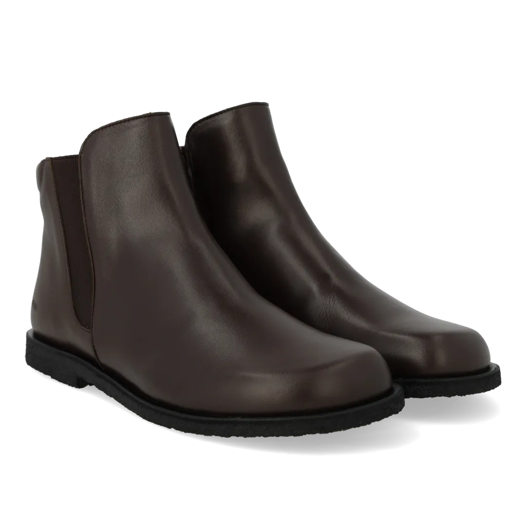 Angulus Boot with low shaft, Wide fit bottine en cuir large