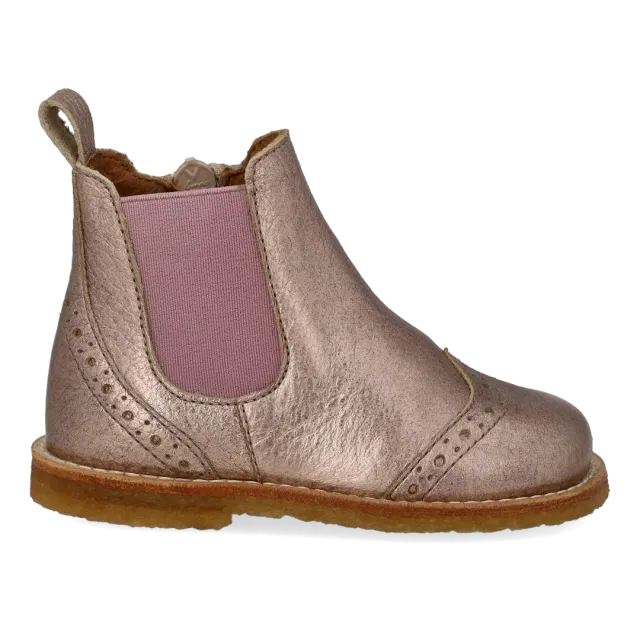 Angulus Classic boots chelsea cuir bébé zip