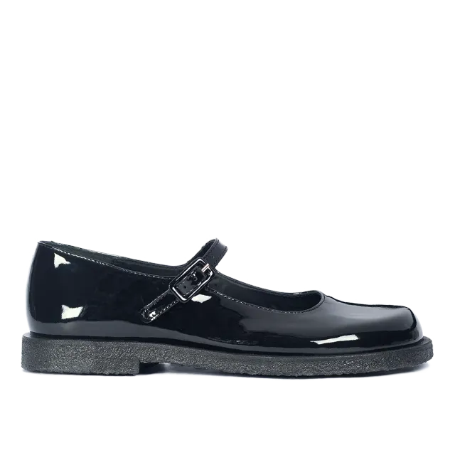 Angulus ballerine cuir coupe large bride réglable