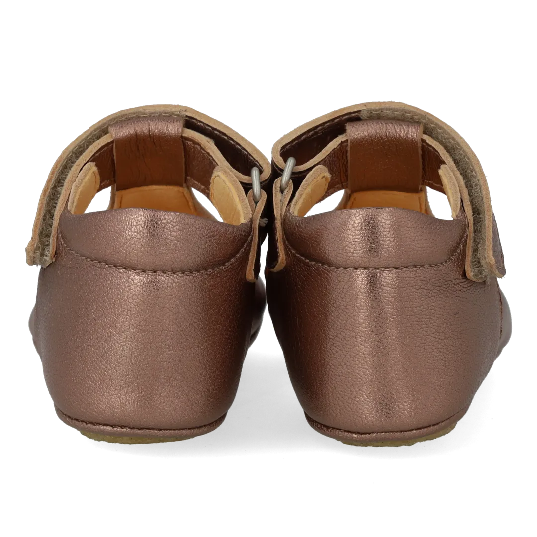 Angulus chaussure pré-marche cœur à velcro en cuir