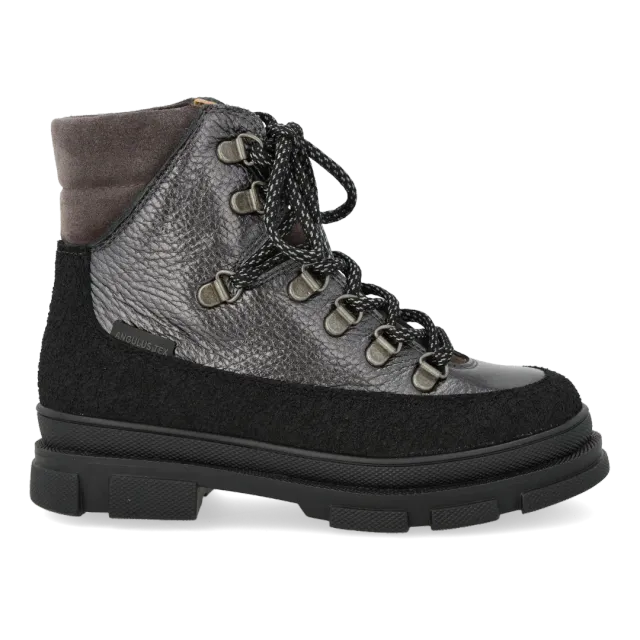 Angulus boots lacets cuir enfant TEX mérinos