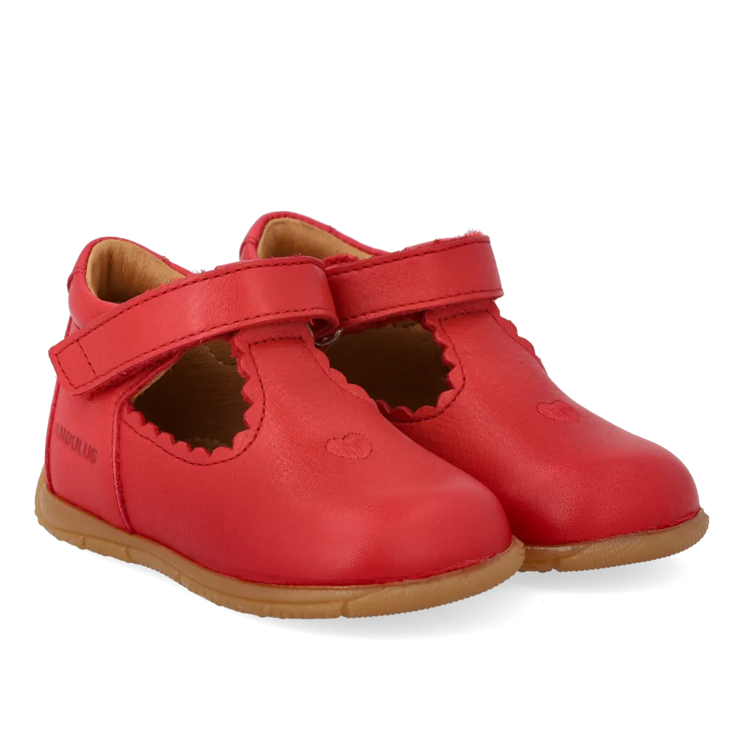 Angulus baby mary janes cuir cœur premiers pas
