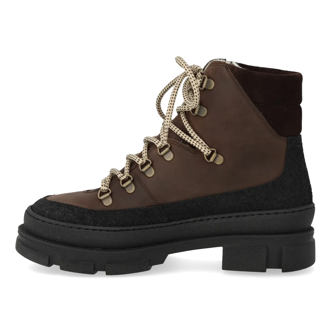 Angulus bottine à lacets cuir doublure laine chaude