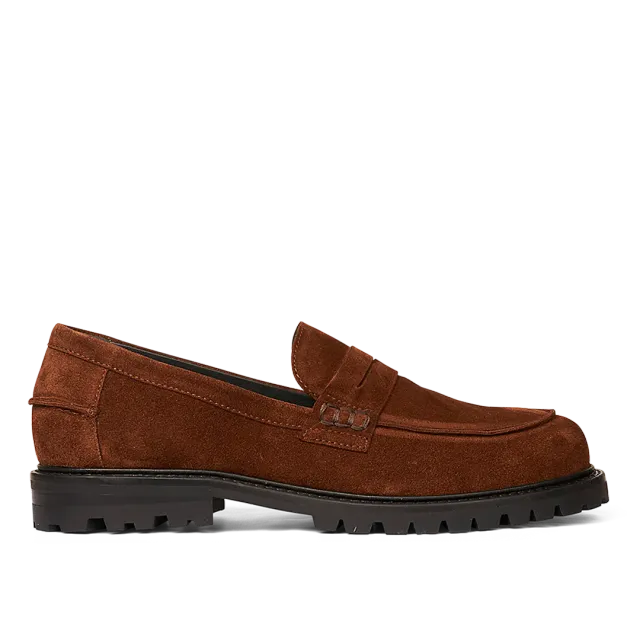 Angulus mocassin Penny en cuir
